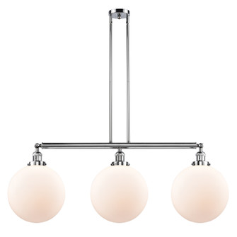 Franklin Restoration LED Island Pendant in Polished Chrome (405|213-PC-G201-12-LED)