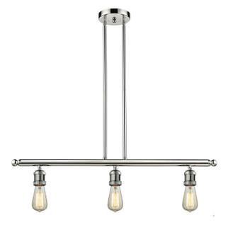 Franklin Restoration Three Light Island Pendant in Polished Nickel (405|213-PN)