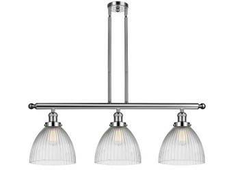 Franklin Restoration Three Light Island Pendant in Polished Nickel (405|213-PN-G222)