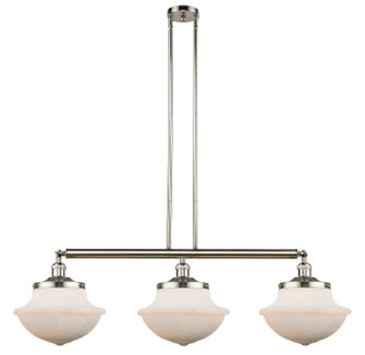 Franklin Restoration LED Island Pendant in Polished Nickel (405|213-PN-G541-LED)