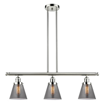 Franklin Restoration Three Light Island Pendant in Polished Nickel (405|213-PN-G63)