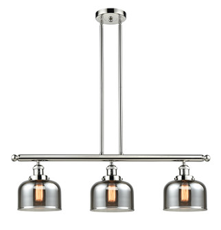 Franklin Restoration Three Light Island Pendant in Polished Nickel (405|213-PN-G73)