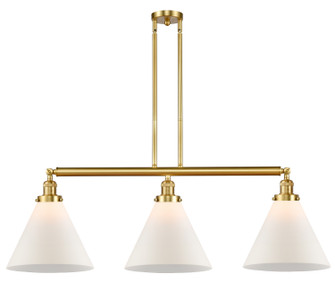 Franklin Restoration LED Island Pendant in Satin Gold (405|213-SG-G41-L-LED)