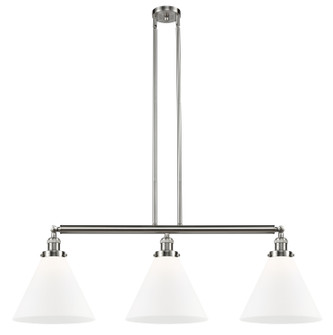 Franklin Restoration LED Island Pendant in Brushed Satin Nickel (405|213-SN-G41-L-LED)