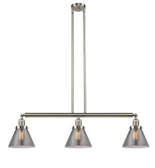 Franklin Restoration LED Island Pendant in Brushed Satin Nickel (405|213-SN-G43-LED)