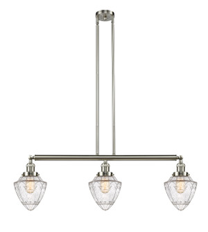 Franklin Restoration LED Island Pendant in Brushed Satin Nickel (405|213-SN-G664-7-LED)