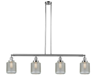 Franklin Restoration Four Light Island Pendant in Polished Chrome (405|214-PC-G262)