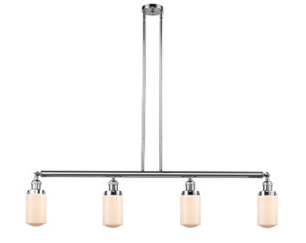 Franklin Restoration Four Light Island Pendant in Polished Chrome (405|214-PC-G311)