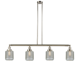 Franklin Restoration LED Island Pendant in Polished Nickel (405|214-PN-G262-LED)