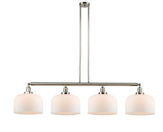 Franklin Restoration Four Light Island Pendant in Polished Nickel (405|214-PN-G71-L)