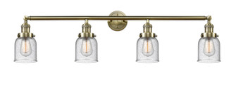 Franklin Restoration Four Light Bath Vanity in Antique Brass (405|215-AB-G54)