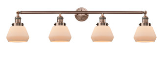Franklin Restoration Four Light Bath Vanity in Antique Copper (405|215-AC-G171)