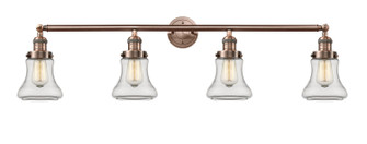 Franklin Restoration Four Light Bath Vanity in Antique Copper (405|215-AC-G192)
