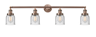 Franklin Restoration Four Light Bath Vanity in Antique Copper (405|215-AC-G54)