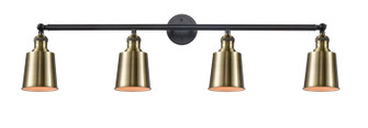 Franklin Restoration Four Light Bath Vanity in Black Antique Brass (405|215-BAB-M9-AB)