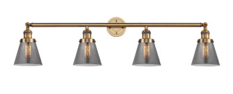 Franklin Restoration Four Light Bath Vanity in Brushed Brass (405|215-BB-G63)