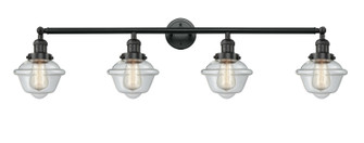 Franklin Restoration Four Light Bath Vanity in Matte Black (405|215-BK-G532)
