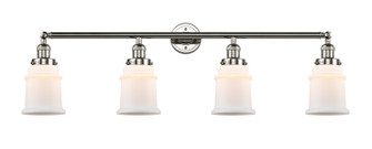 Franklin Restoration Four Light Bath Vanity in Polished Nickel (405|215-PN-G181)