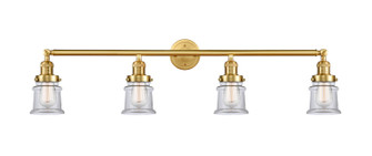 Franklin Restoration Four Light Bath Vanity in Satin Gold (405|215-SG-G182S)