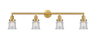 Franklin Restoration Four Light Bath Vanity in Satin Gold (405|215-SG-G184S)