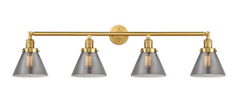 Franklin Restoration Four Light Bath Vanity in Satin Gold (405|215-SG-G43)