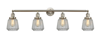 Franklin Restoration Four Light Bath Vanity in Brushed Satin Nickel (405|215-SN-G142)