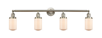 Franklin Restoration Four Light Bath Vanity in Brushed Satin Nickel (405|215-SN-G311)