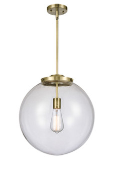 Essex LED Pendant in Antique Brass (405|221-1S-AB-G202-16-LED)