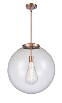 Franklin Restoration LED Pendant in Antique Copper (405|221-1S-AC-G202-18-LED)