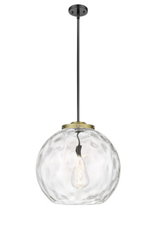 Essex One Light Pendant in Black Antique Brass (405|221-1S-BAB-G1215-18)