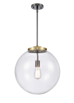 Franklin Restoration One Light Pendant in Black Antique Brass (405|221-1S-BAB-G202-16)