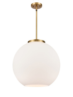 Ballston One Light Pendant in Brushed Brass (405|221-1S-BB-G121-18)