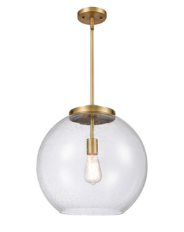 Essex One Light Pendant in Brushed Brass (405|221-1S-BB-G124-16)