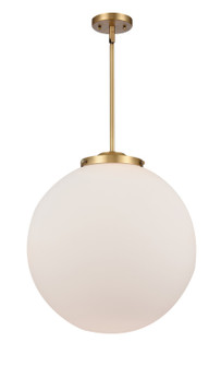 Franklin Restoration One Light Pendant in Brushed Brass (405|221-1S-BB-G201-18)