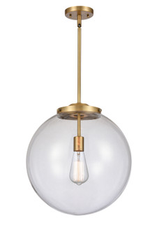 Franklin Restoration One Light Pendant in Brushed Brass (405|221-1S-BB-G202-16)