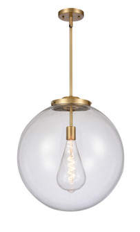 Franklin Restoration LED Pendant in Brushed Brass (405|221-1S-BB-G202-18-LED)