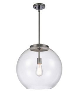 Essex LED Pendant in Matte Black (405|221-1S-BK-G122-16-LED)