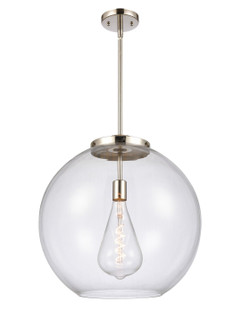 Essex LED Pendant in Polished Nickel (405|221-1S-PN-G122-18-LED)