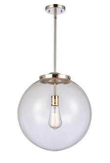 Franklin Restoration LED Pendant in Polished Nickel (405|221-1S-PN-G202-16-LED)