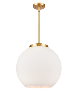 Essex One Light Pendant in Satin Gold (405|221-1S-SG-G121-16)