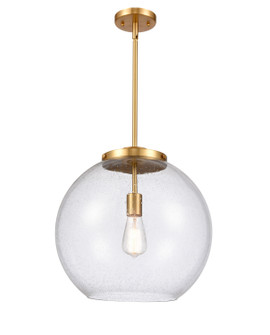 Essex One Light Pendant in Satin Gold (405|221-1S-SG-G124-16)