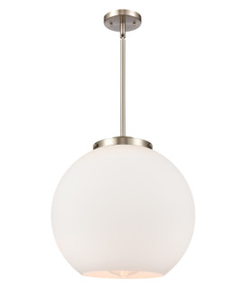 Ballston LED Pendant in Brushed Satin Nickel (405|221-1S-SN-G121-16-LED)