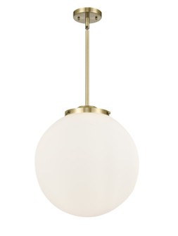 Franklin Restoration Three Light Pendant in Antique Brass (405|221-3S-AB-G201-16)