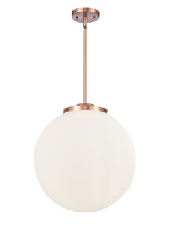 Franklin Restoration Three Light Pendant in Antique Copper (405|221-3S-AC-G201-16)