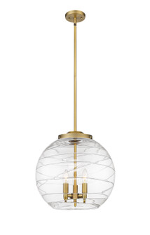 Ballston Three Light Pendant in Brushed Brass (405|221-3S-BB-G1213-16)