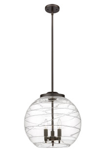 Ballston Three Light Pendant in Oil Rubbed Bronze (405|221-3S-OB-G1213-16)