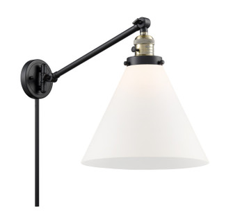 Franklin Restoration One Light Swing Arm in Black Antique Brass (405|237-BAB-G41-L)