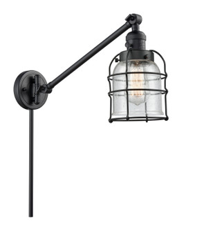 Franklin Restoration One Light Swing Arm Lamp in Matte Black (405|237-BK-G54-CE)