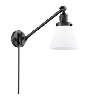 Franklin Restoration One Light Swing Arm in Matte Black (405|237-BK-G61)