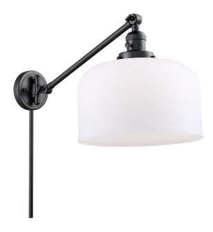Franklin Restoration One Light Swing Arm Lamp in Matte Black (405|237-BK-G71-L)